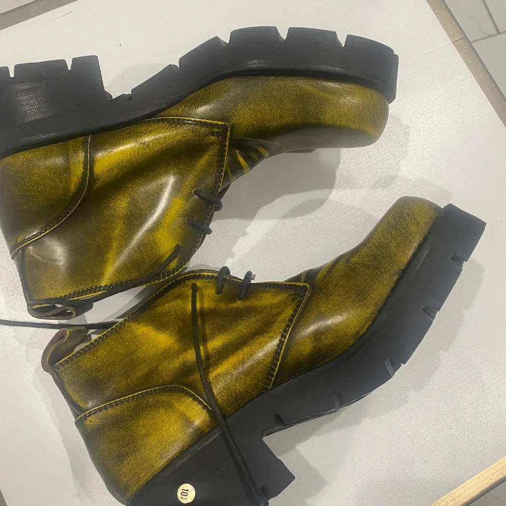 Carlo Morandi Vintage Platform Shoe Made In Italy Sz 42)